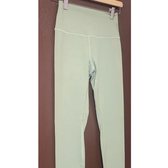 Lululemon Wunder Under High Rise Tight 28” Full-On Luxtreme (Vista Green - 6) - Picture 5 of 13